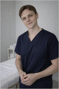 Лечебно-оздоровительный массаж в Хамовниках. Устраняю боль и скованность в ШВЗ и пояснице. Бережные техники, медицинский подход и контроль связи 48 часов.